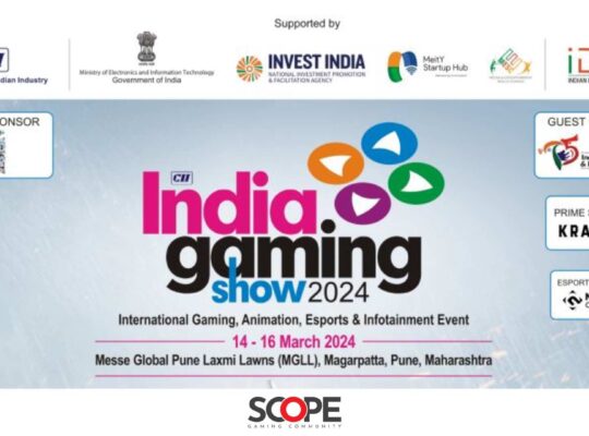 scope magazine banner image for India Gaming Show 2024